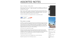 Assorted Notes